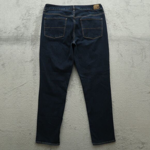 American Eagle Jeans Women's Size 33 Blue High-Rise Skinny Denim 29" Inseam - Picture 13 of 16